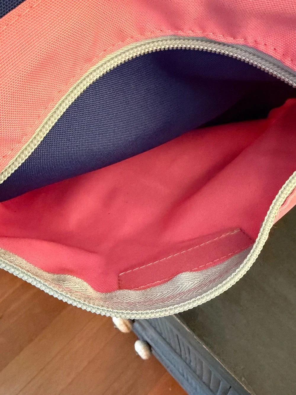 SCOUT pink and blue backpack. Lots of compartments.